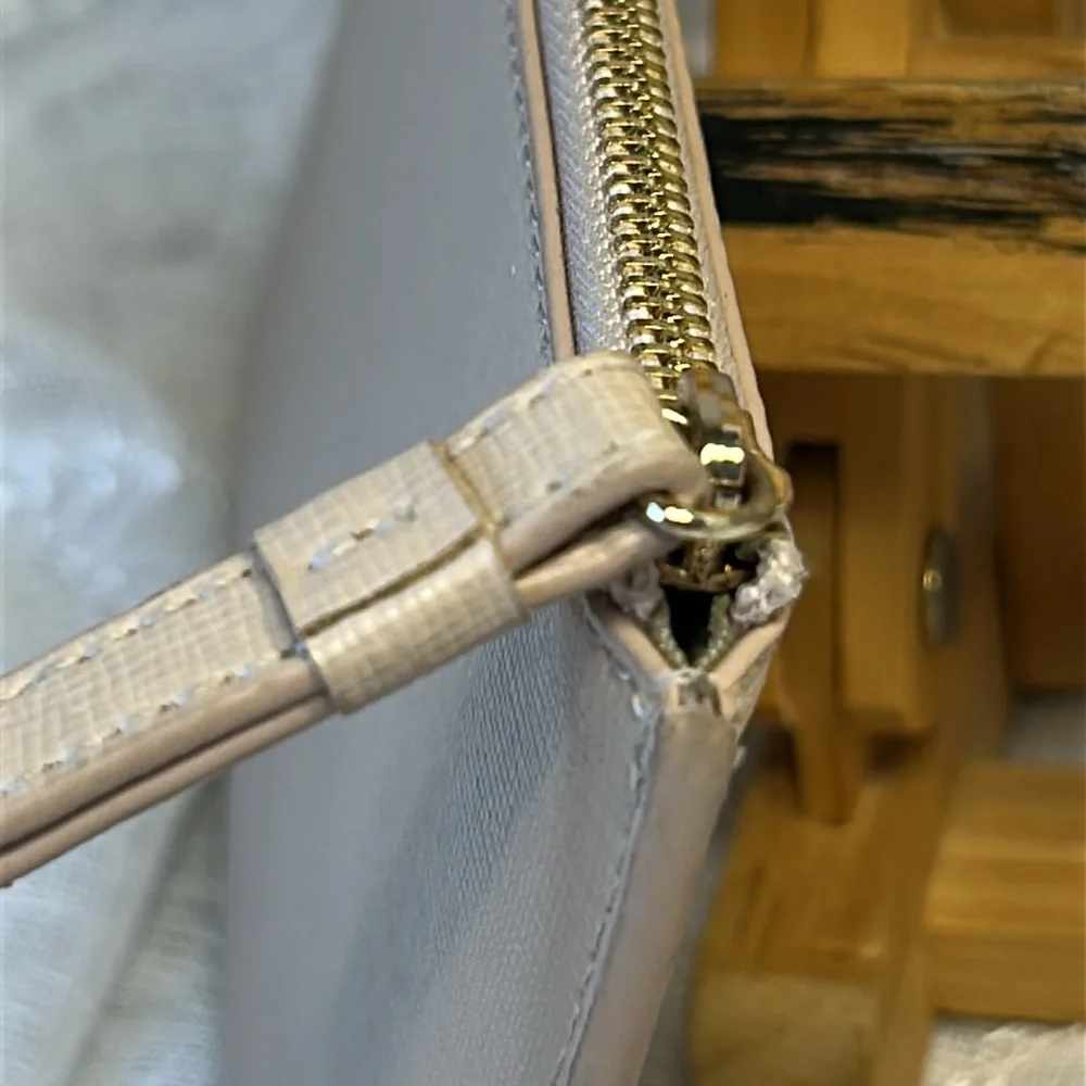 Furla leather wristlet wallet